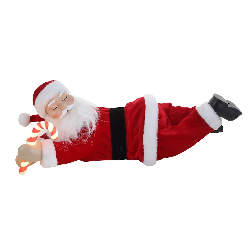 Flash Sale 💯 19.5" Lighted Sleeping Santa by Mr. 🎄 Christmas 💯
