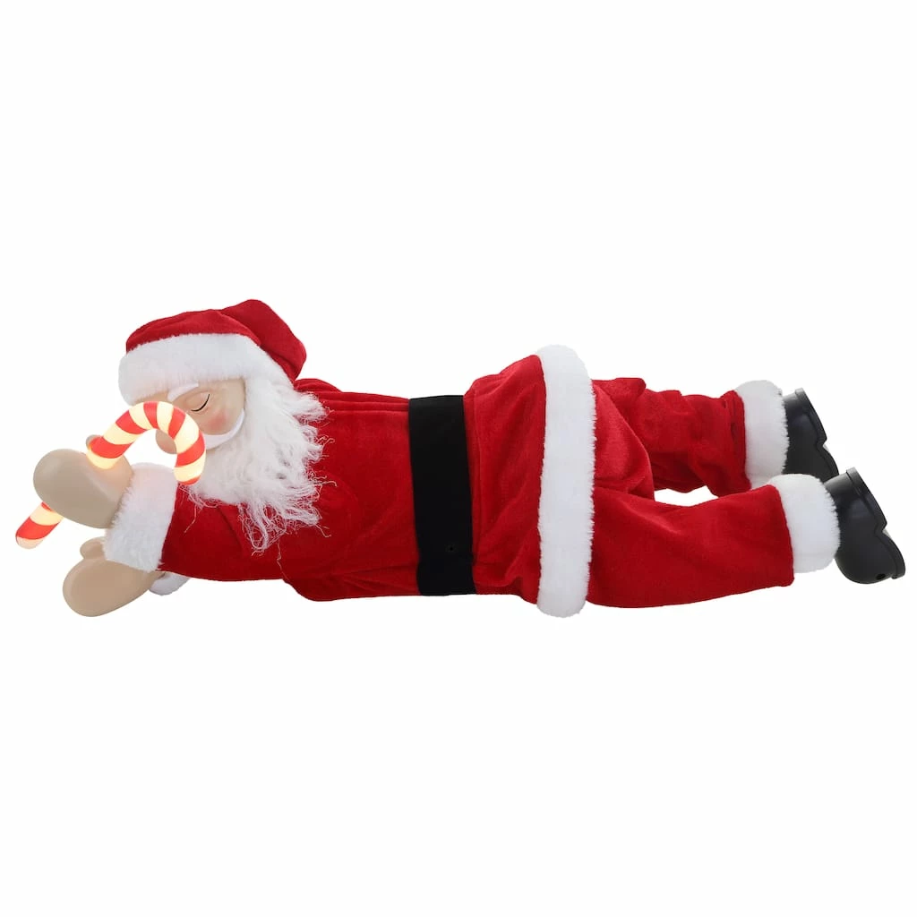 Flash Sale 💯 19.5" Lighted Sleeping Santa by Mr. 🎄 Christmas 💯 - Image 3