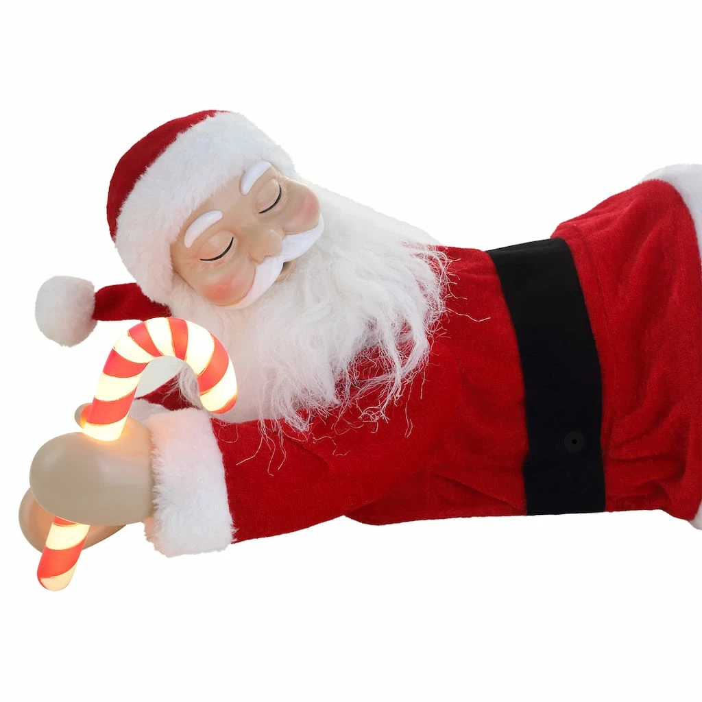 Flash Sale 💯 19.5" Lighted Sleeping Santa by Mr. 🎄 Christmas 💯 - Image 5