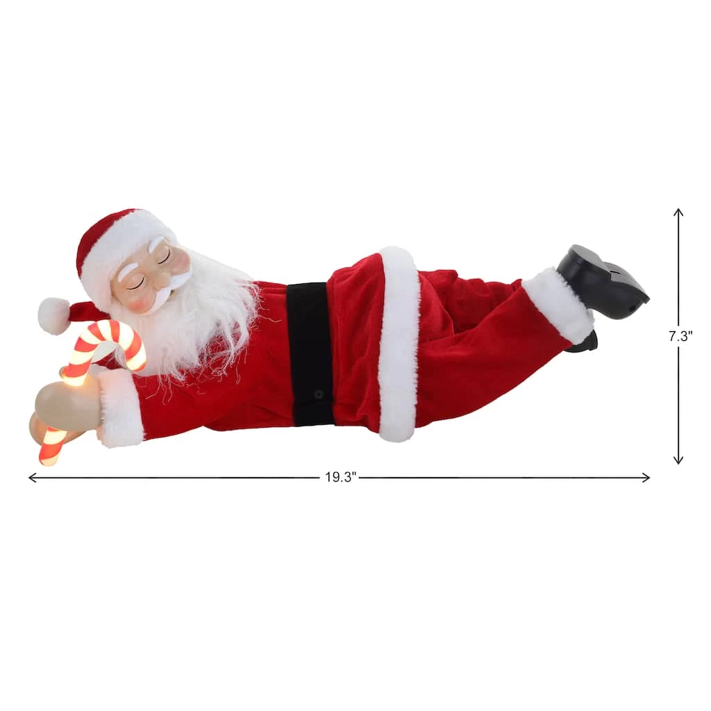 Flash Sale 💯 19.5" Lighted Sleeping Santa by Mr. 🎄 Christmas 💯 - Image 7