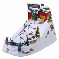 Budget 😀 15" Lighted Winter Wonderland Alpine Slalom by Mr. 🎅 Christmas 🥰