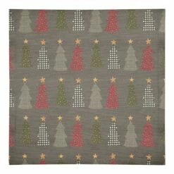 Wholesale 🤩 Gray Tree Pattern Cotton Twill Napkin by Designs Direct 🎁
