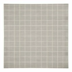 Coupon ๐ Gray & White Check Cotton Twill Napkin by Designs Direct ๐