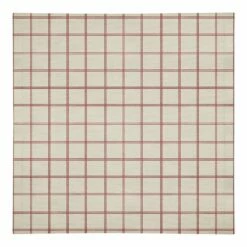 Coupon ๐ Red & Cream Check Cotton Twill Napkin by Designs Direct ๐