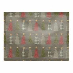 Cheap โค๏ธ Gray Tree Pattern Cotton Twill Placemat by Designs Direct โจ