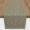 Best Pirce 👏 72" Gray Twinkle Cotton Twill Runner by Designs Direct 😍