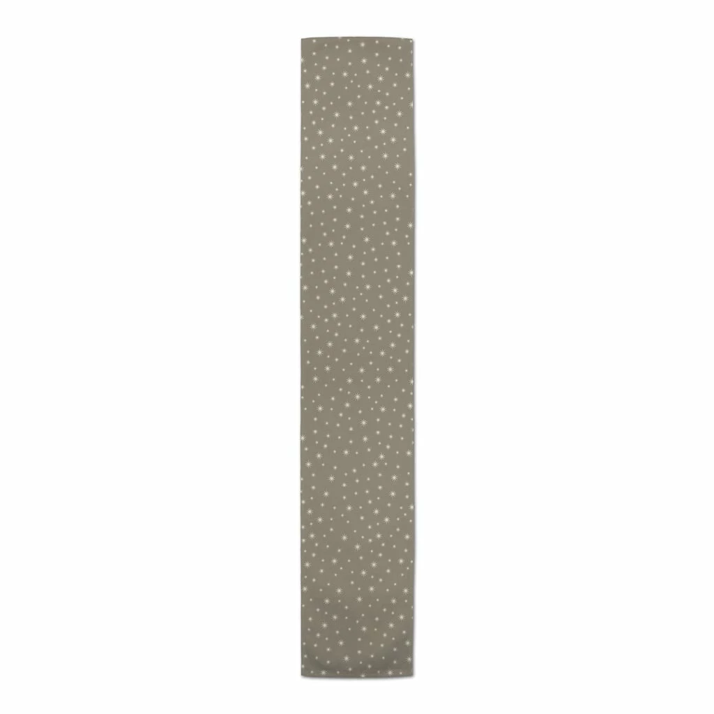 Best Pirce 👏 72" Gray Twinkle Cotton Twill Runner by Designs Direct 😍 - Image 3