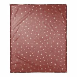 Hot Sale ❤️ Red Twinkle Coral Fleece Blanket by Designs Direct 🎁
