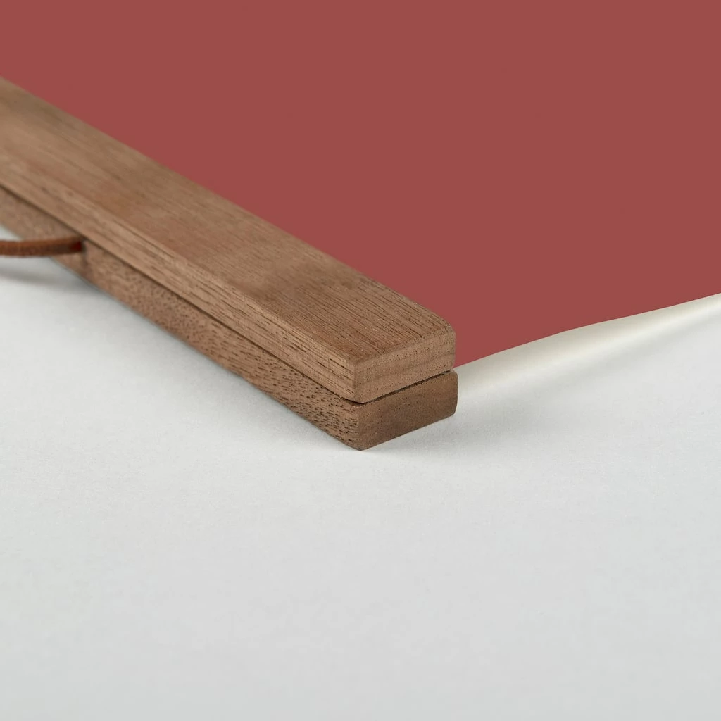 Best deal 🥰 Red Tis the Season Hanging Canvas in Teak Frame by Designs Direct ❤️ - Image 2