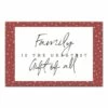 Best Sale ⌛ Family Greatest Gift Red Twinkle Canvas Wall Art by Designs Direct ⭐