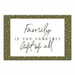 Cheap 🎉 Family Greatest Gift Green Twinkle Canvas Wall Art by Designs Direct 🔥