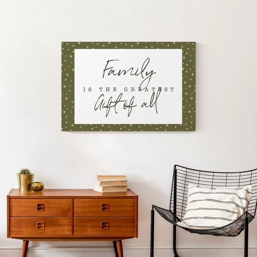 Cheap π Family Greatest Gift Green Twinkle Canvas Wall Art by Designs Direct π₯ - Image 4