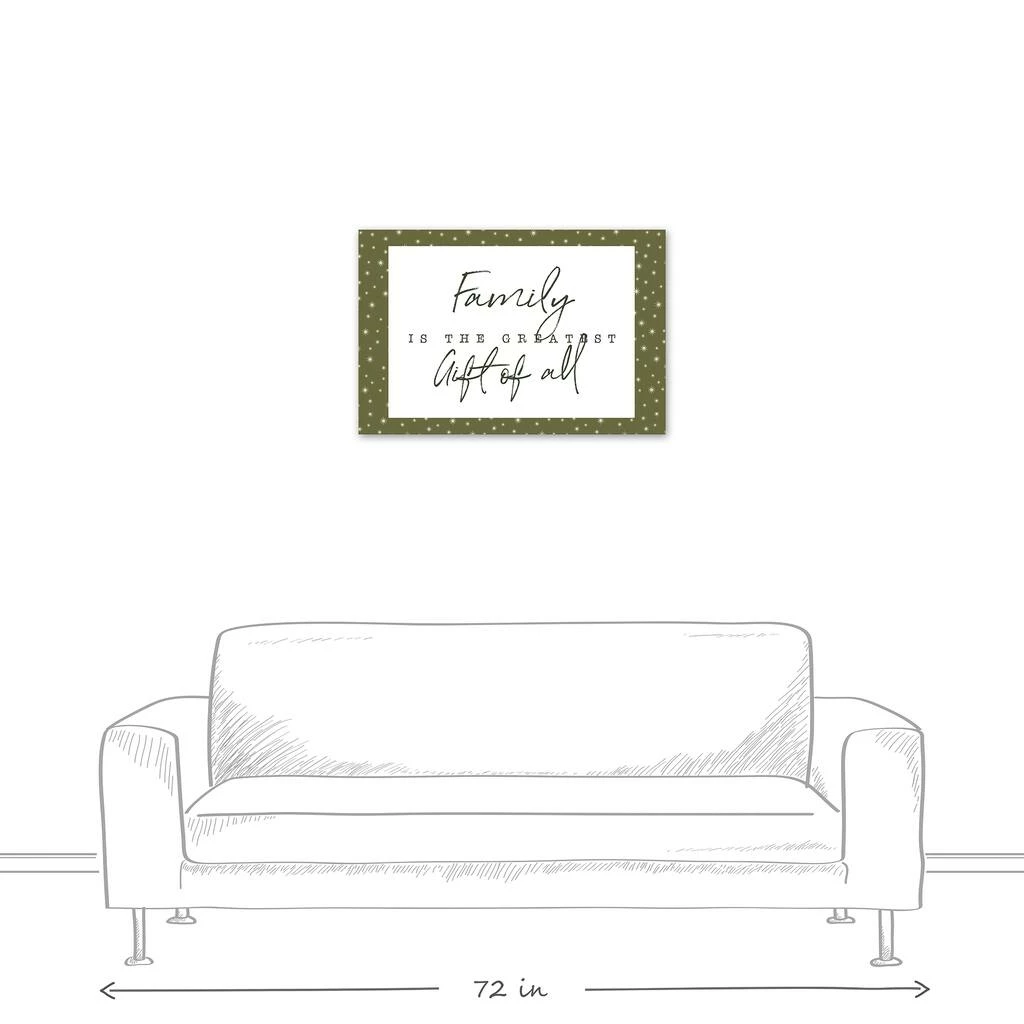 Cheap π Family Greatest Gift Green Twinkle Canvas Wall Art by Designs Direct π₯ - Image 5