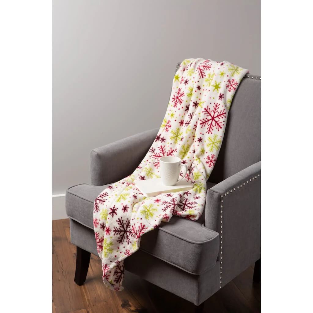 Promo β¨ DII® Holiday 2-Pack Snowflake Plush Fleece Blanket β - Image 5