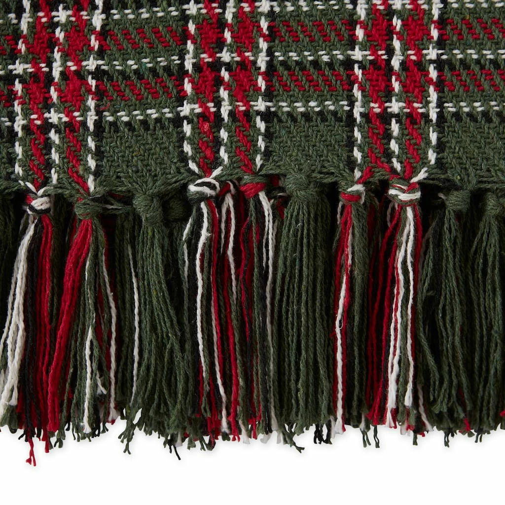 Coupon π₯° DII® O π Christmas Tree Plaid Recycled Cotton Throw π - Image 3