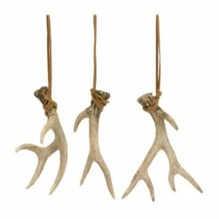 Promo ๐ 5" Hanging Antler Décor Set by Melrose โญ