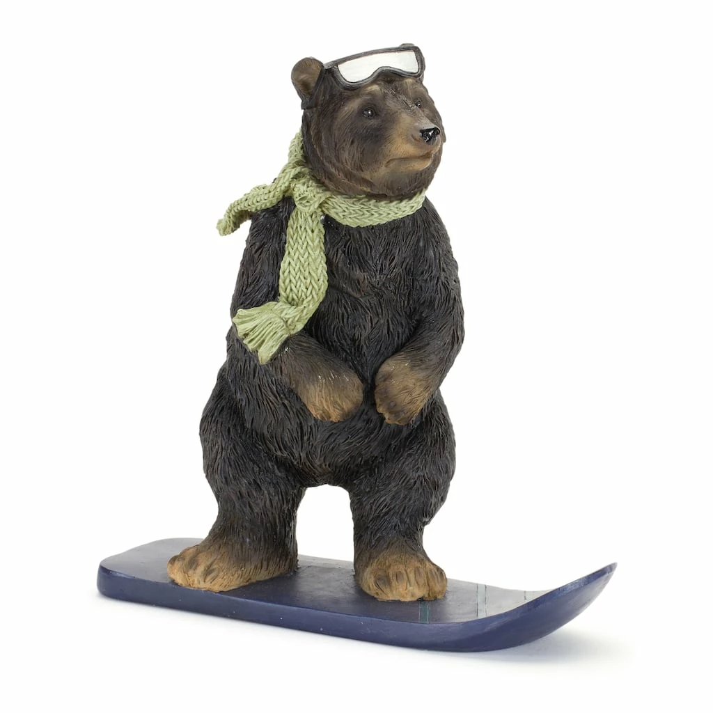 Flash Sale βοΈ Bear Snowboard Figurine Set by Melrose β¨ - Image 2