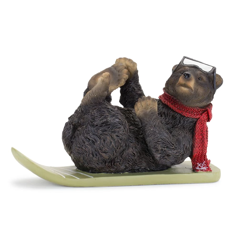 Flash Sale βοΈ Bear Snowboard Figurine Set by Melrose β¨ - Image 3