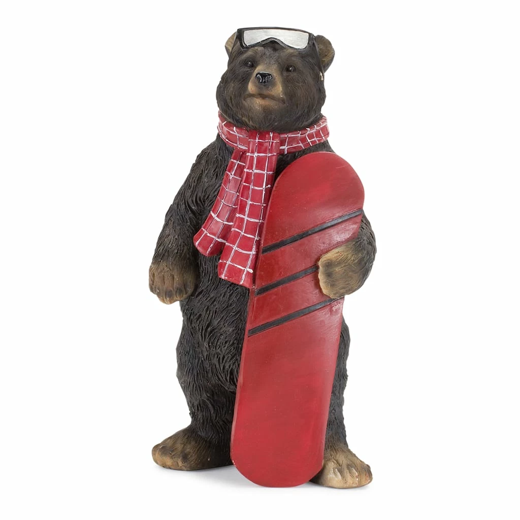Flash Sale βοΈ Bear Snowboard Figurine Set by Melrose β¨ - Image 4