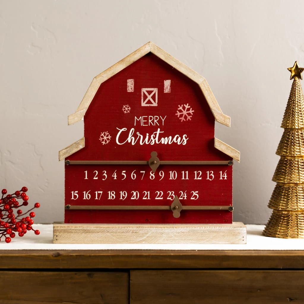 Coupon β 13.25" Barn π Christmas Countdown by Melrose β - Image 2