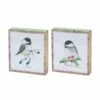 Hot Sale 😉 6" Chickadee Block Sign Set, 6ct. by Melrose 🔔