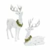 Hot Sale 🎉 Faux Wood Deer Figurine Set, 11.5" & 15.75" by Melrose 💯
