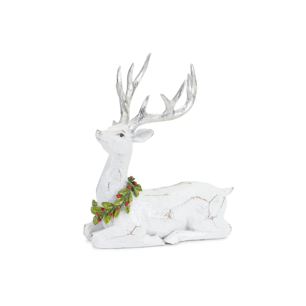 Hot Sale π Faux Wood Deer Figurine Set, 11.5" & 15.75" by Melrose π― - Image 3