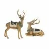 Hot Sale 🤩 Holiday Deer Figurine Set, 9.5" & 15.75" by Melrose 🧨