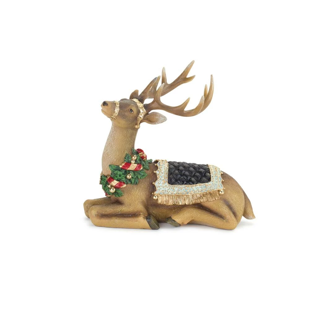 Hot Sale π€© Holiday Deer Figurine Set, 9.5" & 15.75" by Melrose 𧨠- Image 3