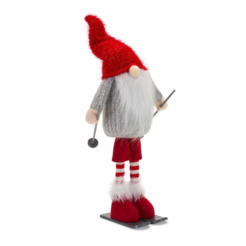 Promo π 14.25" Skiing Gnome Figurine Set by Melrose π₯ - Image 2