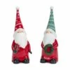 Outlet 🔔 9" Holiday Gnome with Wreath & Package Figurine Set by Melrose 🔥