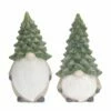 Best reviews of 🌟 11.25" Holiday Gnome with Tree Hat Terra Cotta Figurine Set by Melrose 😉