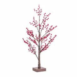 Brand new ✔️ 38" LED Red Berry Tree Decoration by Melrose 🎉