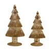 Hot Sale 🧨 Gold LED Glass 🎅 Christmas Tree Set, 10" & 12" by Melrose 😉
