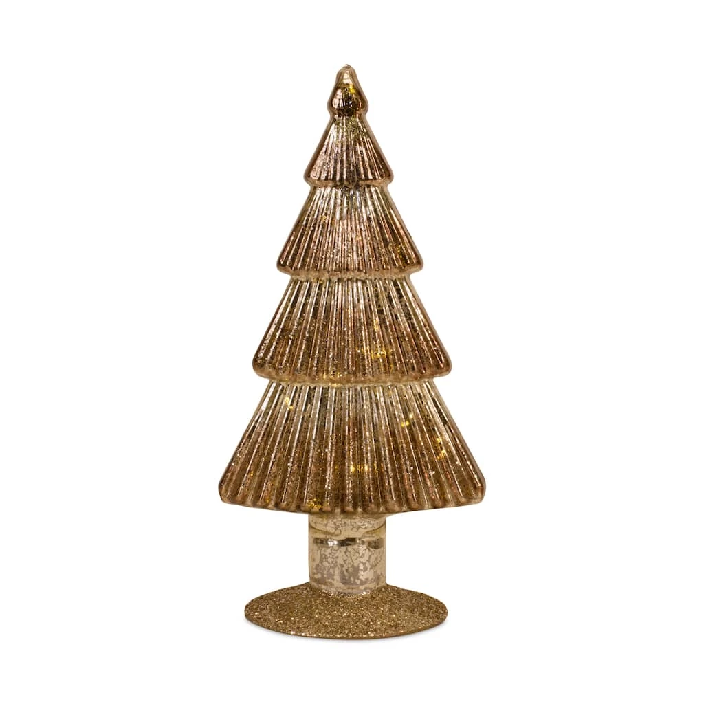 Hot Sale 𧨠Gold LED Glass π
Christmas Tree Set, 10" & 12" by Melrose π - Image 2