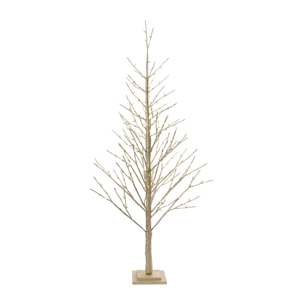 Cheap π 5.5ft. Gold LED Twig Tree Decoration by Melrose β¨