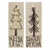 Flash Sale 🌟 24" LED You Betcha & Uffda Tree Sign Set by Melrose 🌟