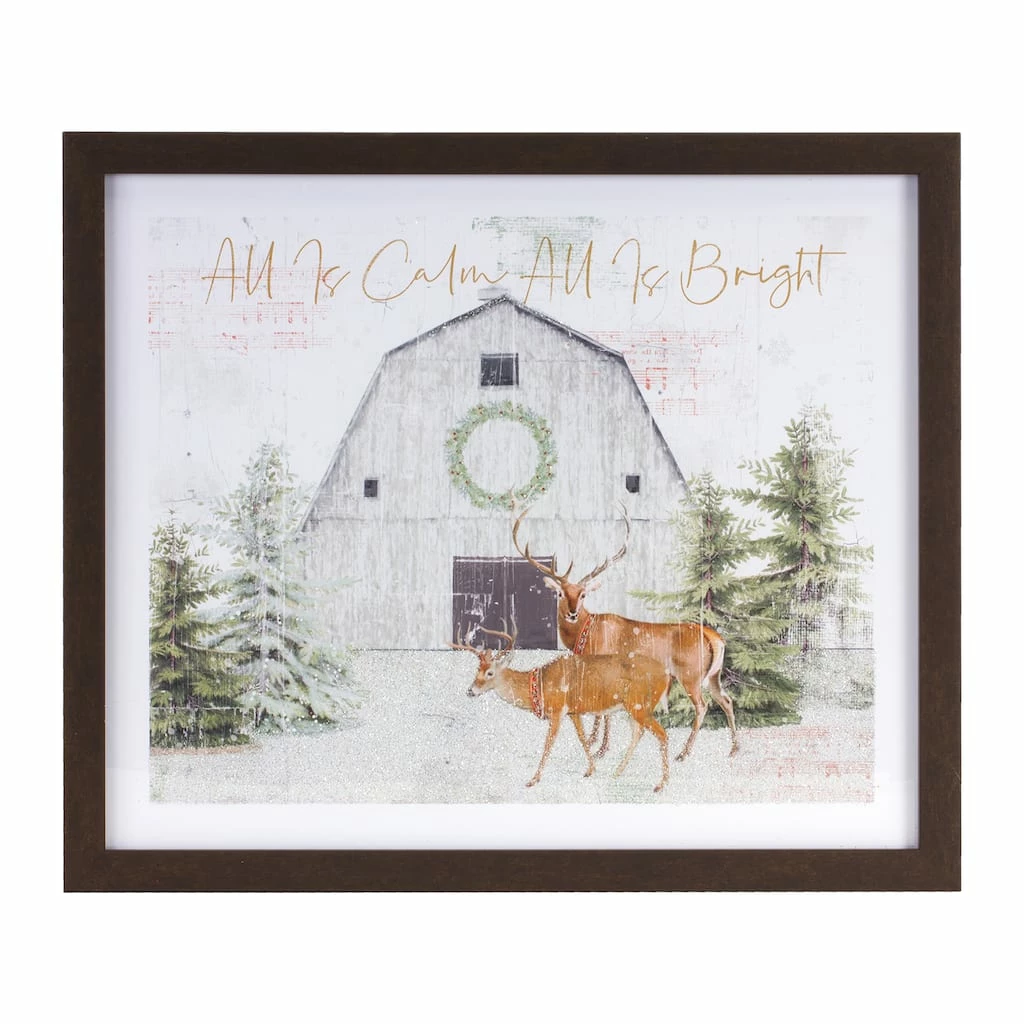 Top 10 π― 13" Santa & Deer Frame Set by Melrose β - Image 2