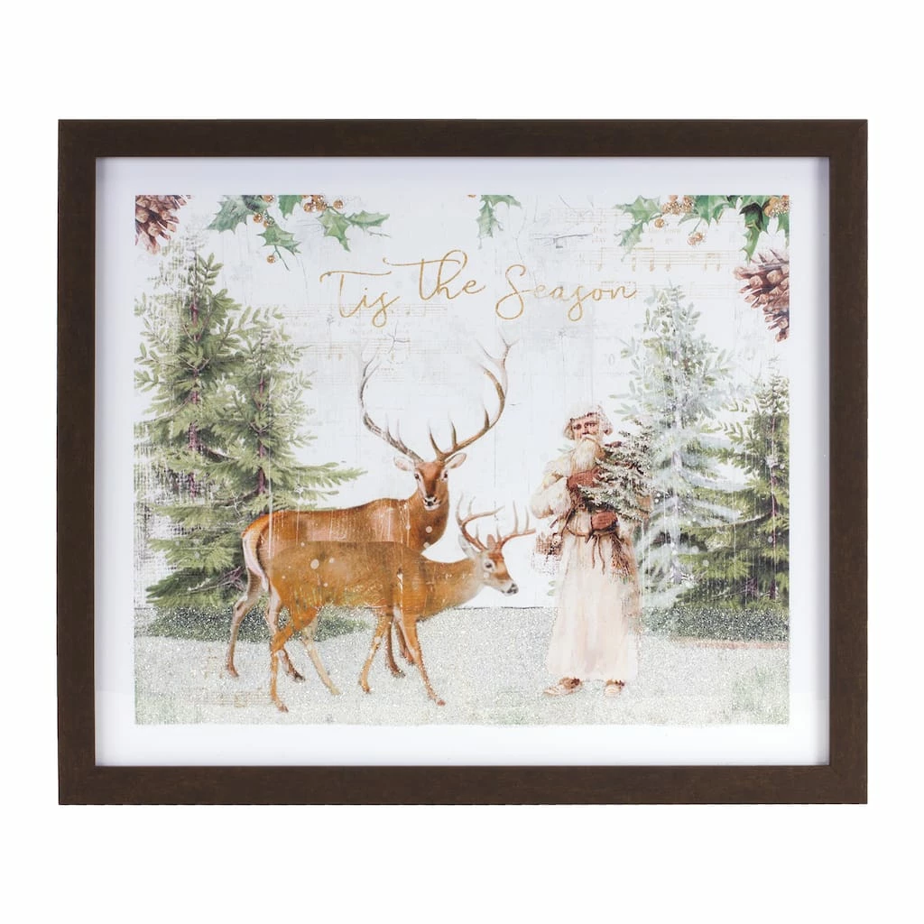 Top 10 π― 13" Santa & Deer Frame Set by Melrose β - Image 3