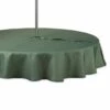 Discount 👍 Artichoke Tonal Lattice Print Outdoor Tablecloth With Zipper 60" Round by DII 🔥