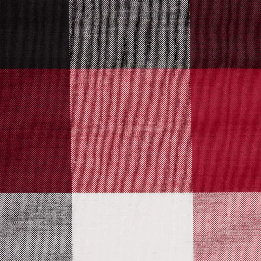 New ๐คฉ Cardinal Red Tri Color Check Tablecloth 60" x 120" by DII ๐ - Image 3