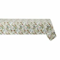 Hot Sale 🛒 DII® 120" Heritage Holiday Sprigs Printed Tablecloth 😍