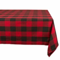Coupon ✔️ Buffalo Check Red Tablecloth 52" x 52" by DII 😍
