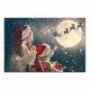 Best deal ✨ Magical Santa Sleigh Scene Canvas Wall Art by Designs Direct 😉