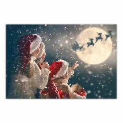 Best deal โจ Magical Santa Sleigh Scene Canvas Wall Art by Designs Direct ๐