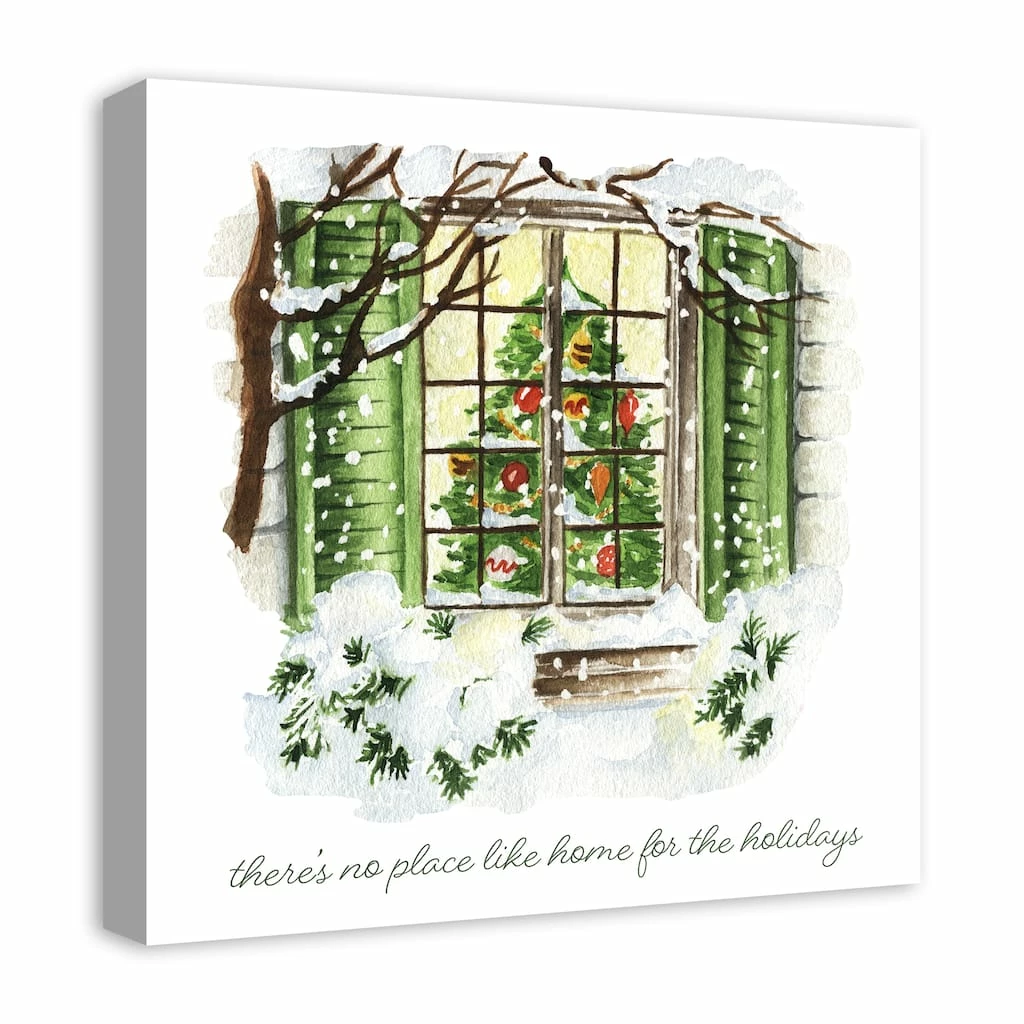 Best reviews of β¨ There's No Place like Home for the Holidays Scene Canvas Wall Art by Designs Direct β€οΈ - Image 2
