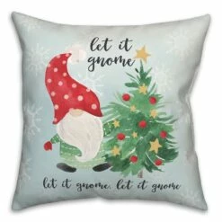 Coupon โค๏ธ Let it Gnome Indoor/Outdoor Pillow by Designs Direct โจ