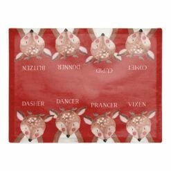 Best Pirce 😀 Reindeer Pals Cotton Twill Placemat by Designs Direct 🥰