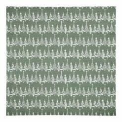 Best Pirce 👏 Sage 🎅 Christmas Tree Pattern Cotton Twill Napkin by Designs Direct 🌟