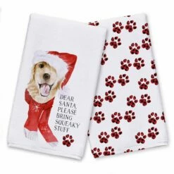 Buy 👍 Please Bring Squeaky Stuff Tea Towel Set by Designs Direct 🎉
